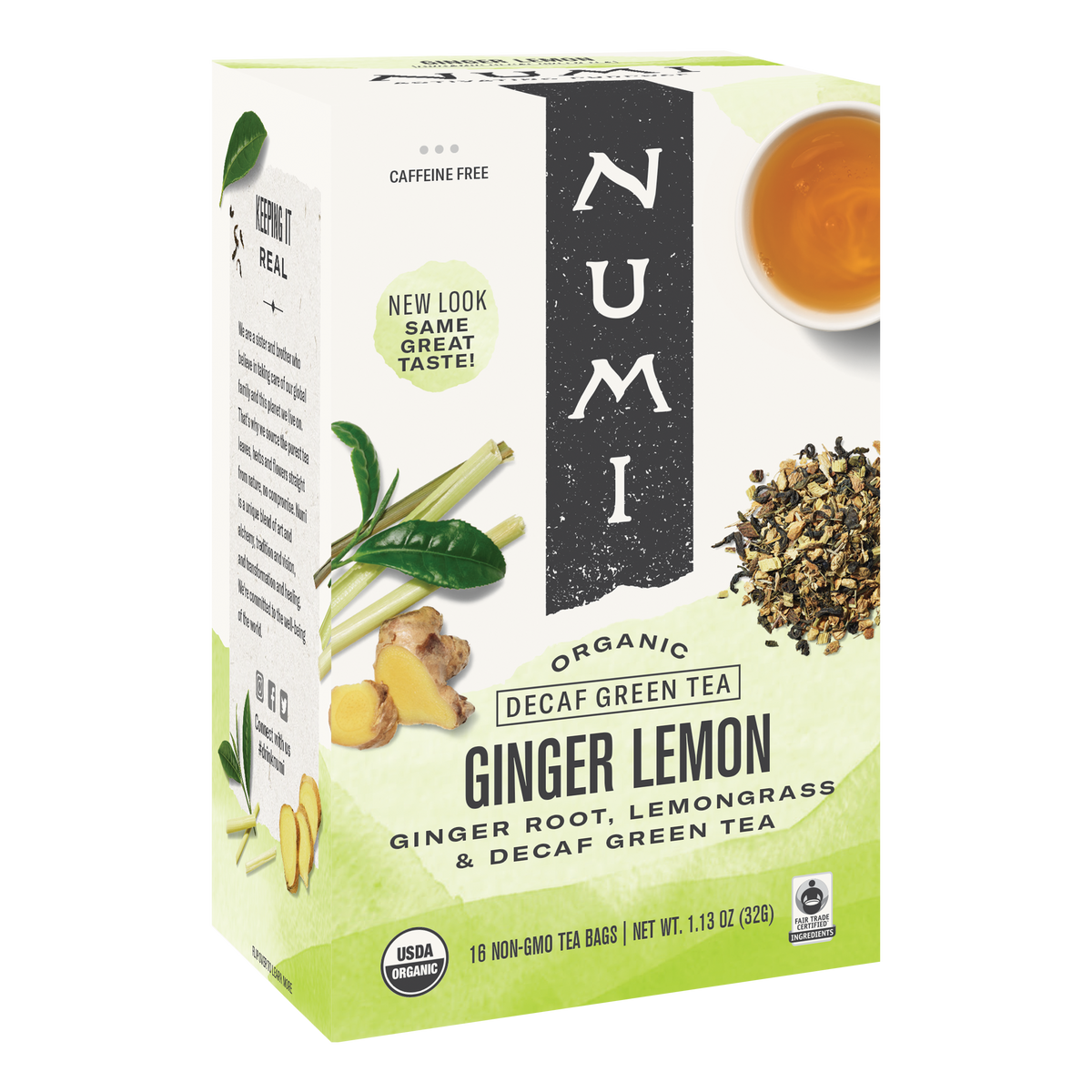 NUMI Tea Ginger Lemon Konrads Specialty Foods & Ingredients