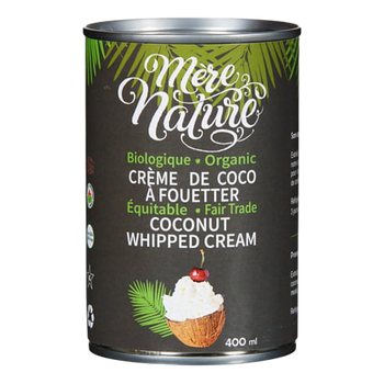 Organic Coconut Whipping Cream (Mère Nature)