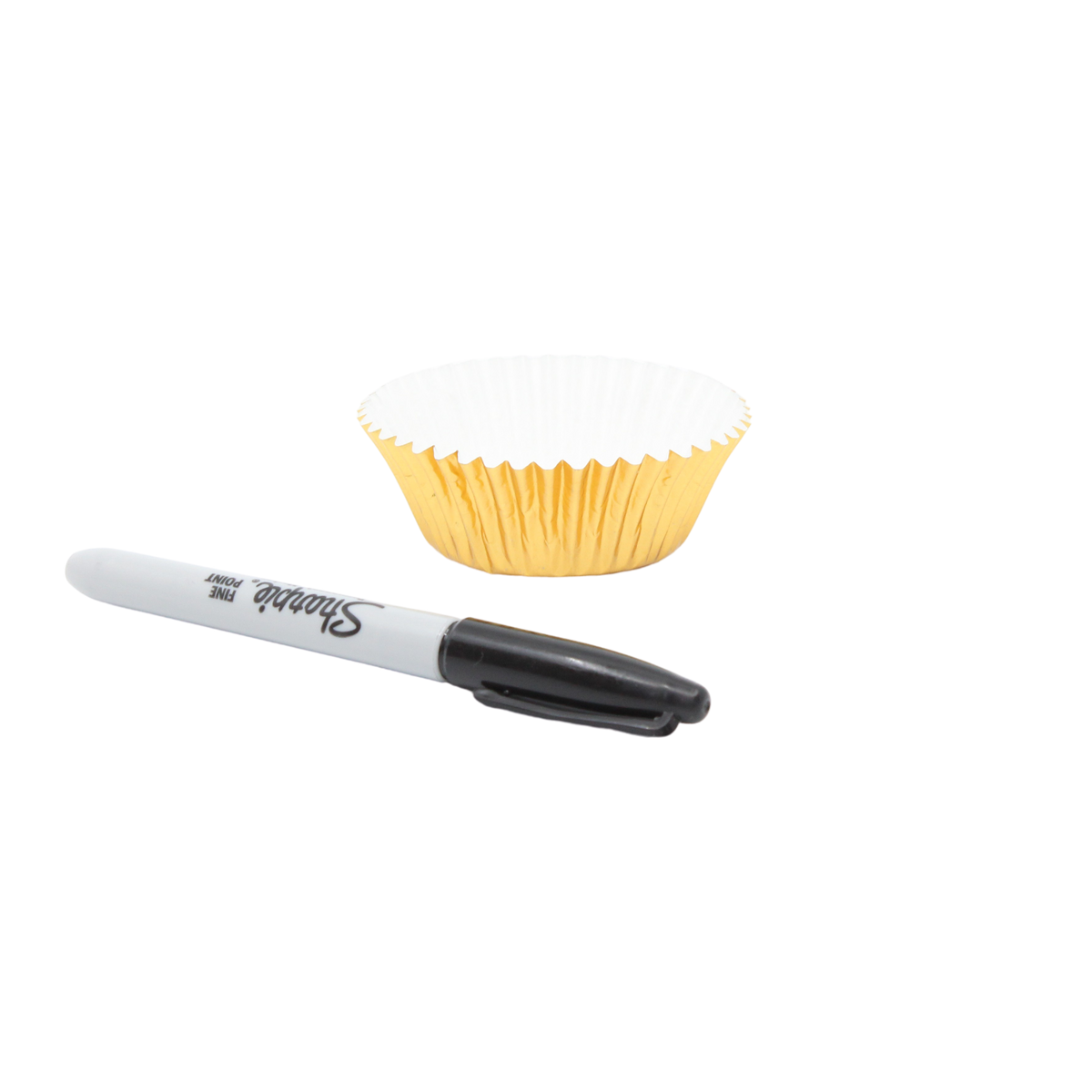 Medium Gold Paper/Foil Cupcake Liners Konrads Specialty Foods