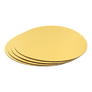 Cake Boards Gold Round 12-Inch