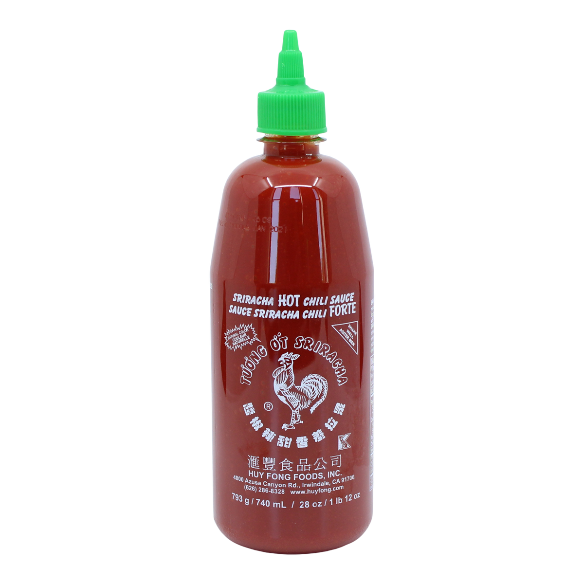 Sriracha Hot Chili Sauce Huy Fong Konrads Specialty Foods & Ingredients