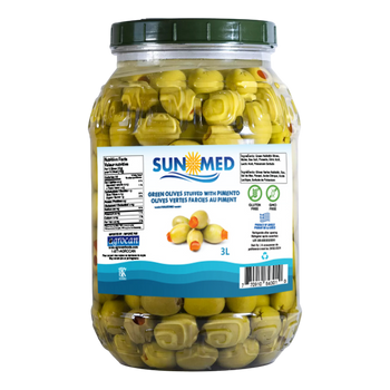 Colossal Green Stuffed Olives - SunMed