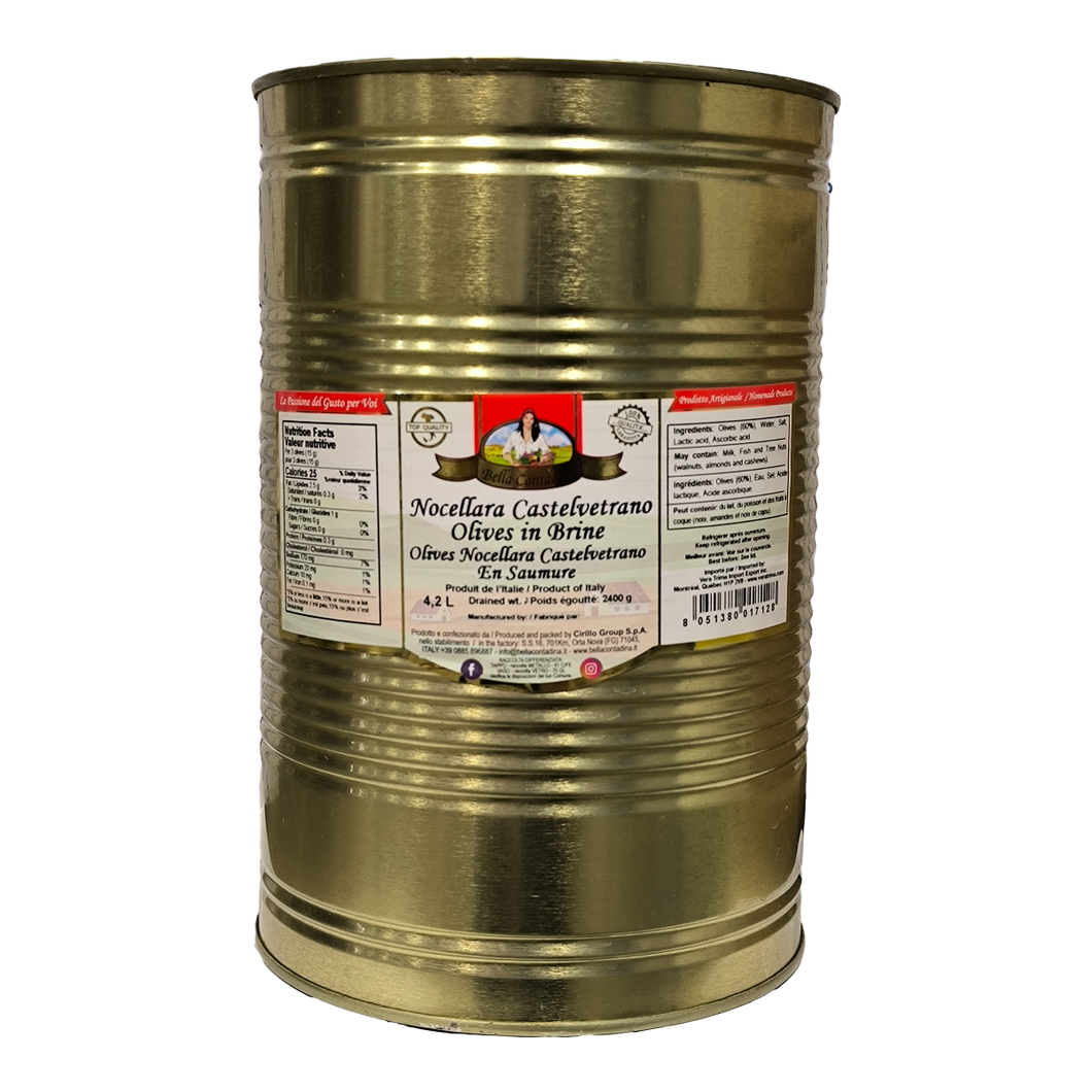 Castelvetrano Olives Whole - Bella Contadina