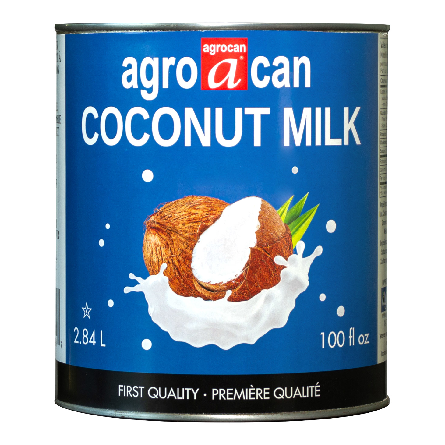 Coconut Milk 17-19% Fat (Agrocan) – Konrads Specialty Foods