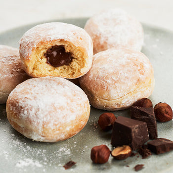 Choco-Hazelnut Mini Beignets