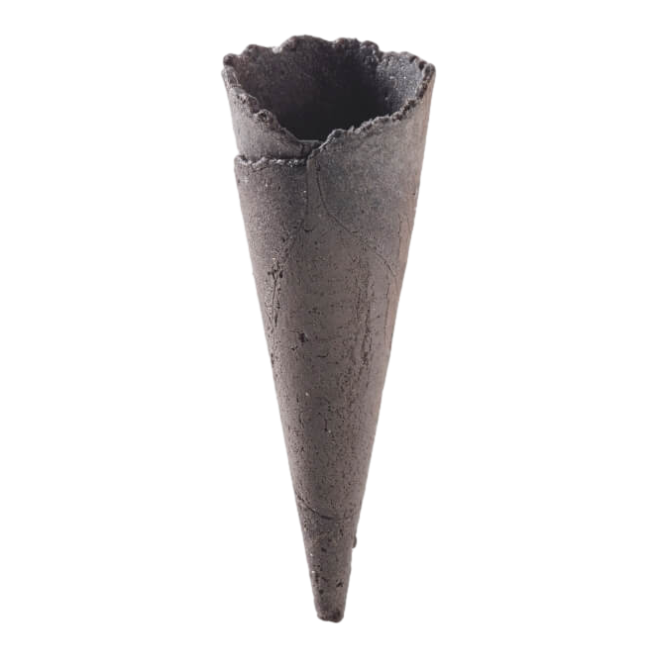 Black Charcoal Cones