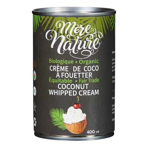 Organic Coconut Whipping Cream (Mère Nature)