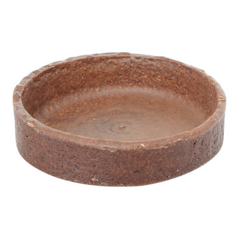 Large Chocolate Round Tart Shells