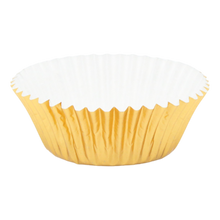 Load image into Gallery viewer, Medium Gold Paper/Foil Cupcake Liners