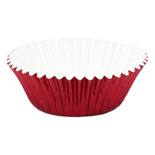 Load image into Gallery viewer, Medium Red Paper/Foil Cupcake Liners