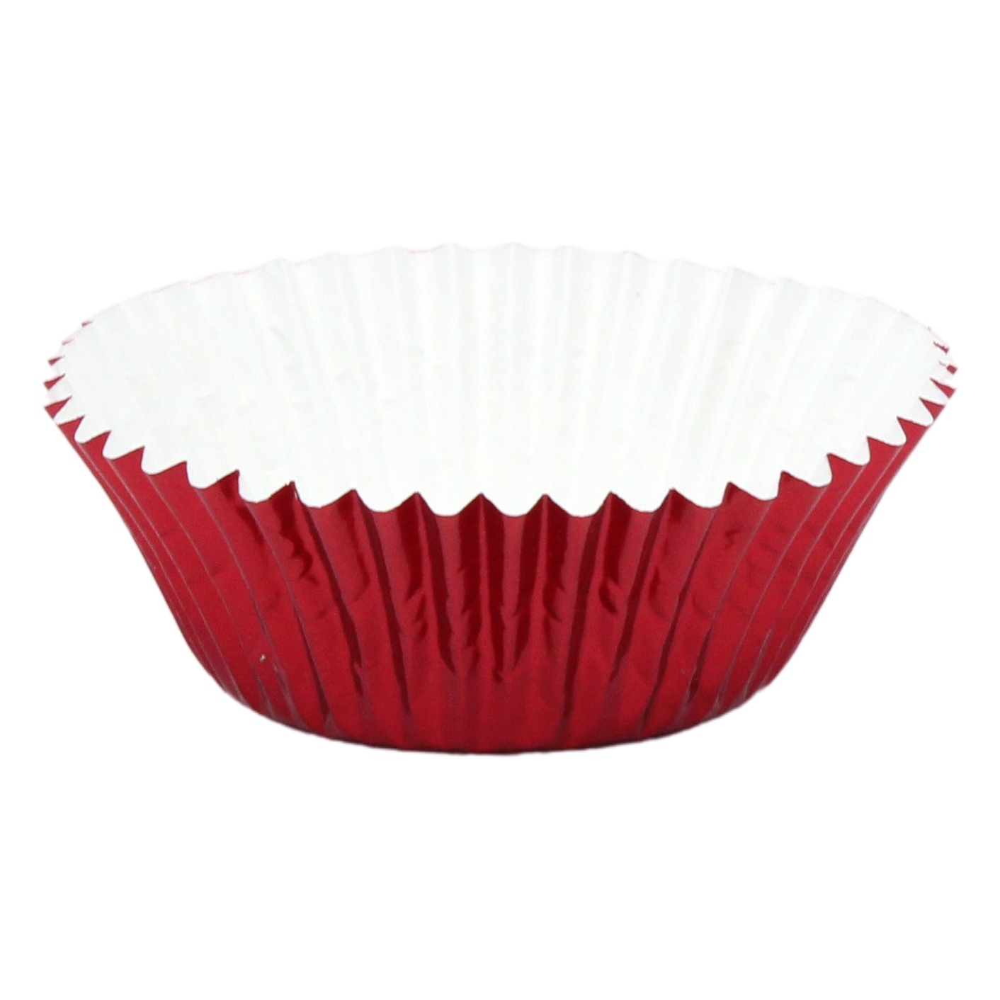 Medium Red Paper Foil Cupcake Liners Konrads Specialty Foods