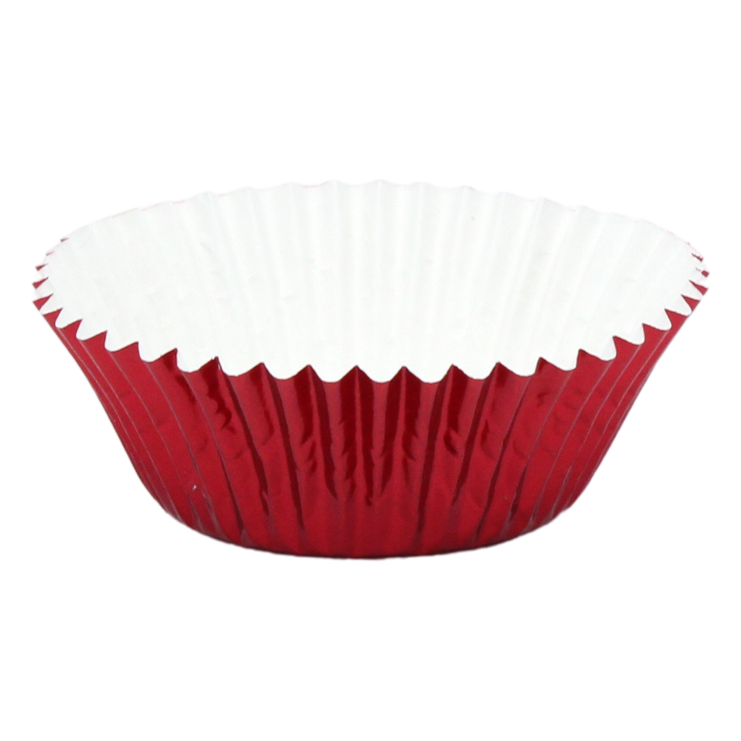Medium Red Paper/Foil Cupcake Liners