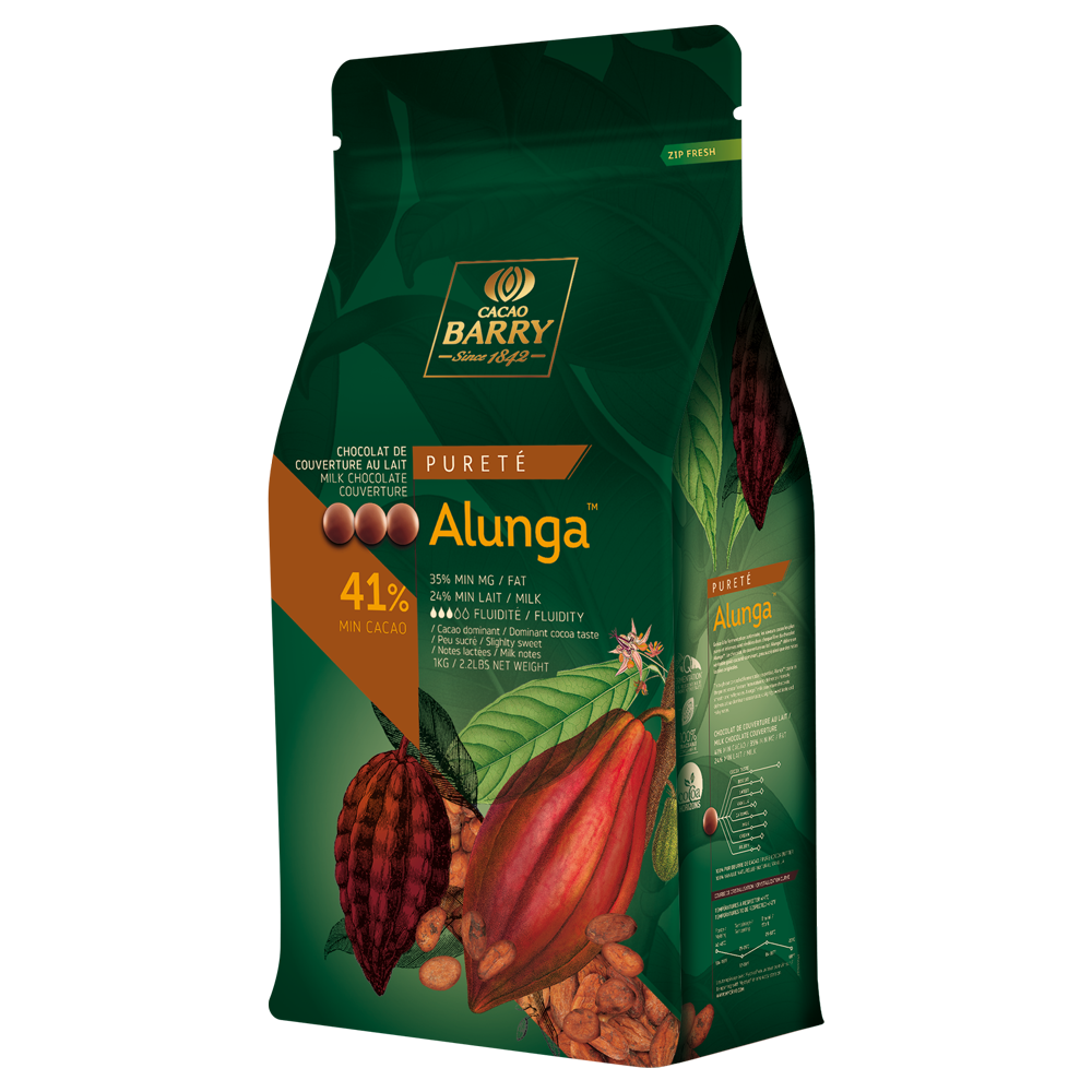 Cacao Barry Alunga Milk Pistoles 41%
