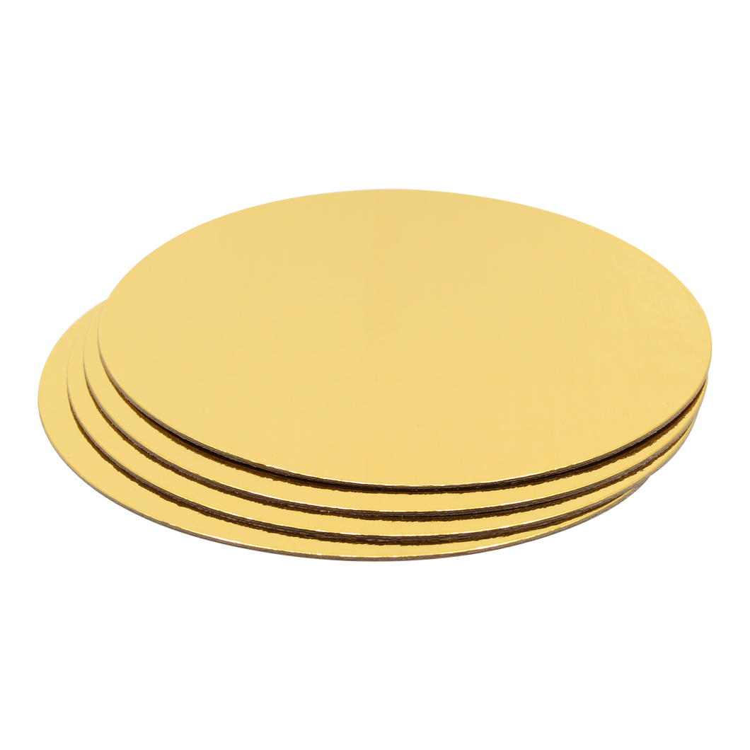 Cake Boards Gold Round 10-Inch