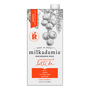 Milkadamia Latte Da Barista Milk Unsweetened