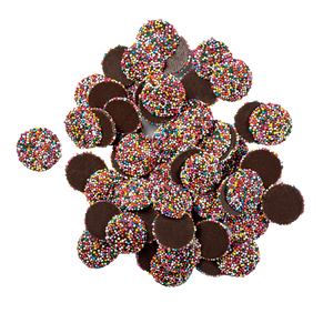 Rainbow Nonpareils Chocolates