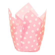 Load image into Gallery viewer, Polkadot Tulip Muffin Cups